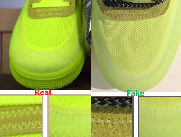 Off white volt clearance af1 real vs fake