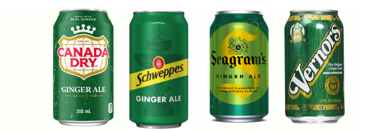 Ginger Ales Shoutout: Canada Dry vs. Schweppes vs. Seagram's vs. Vernors?