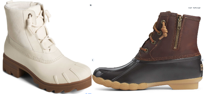 Sperry vs online ll bean boots