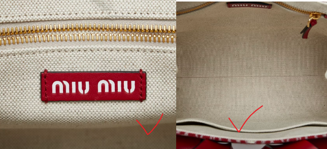 How to spot discount fake miu miu bag