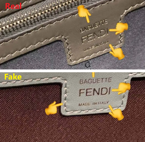 Fendi Baguette Bag Real vs Fake Guide 2025: How to Tell if Fendi Bag is ...