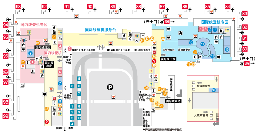 机场售票处在哪里
