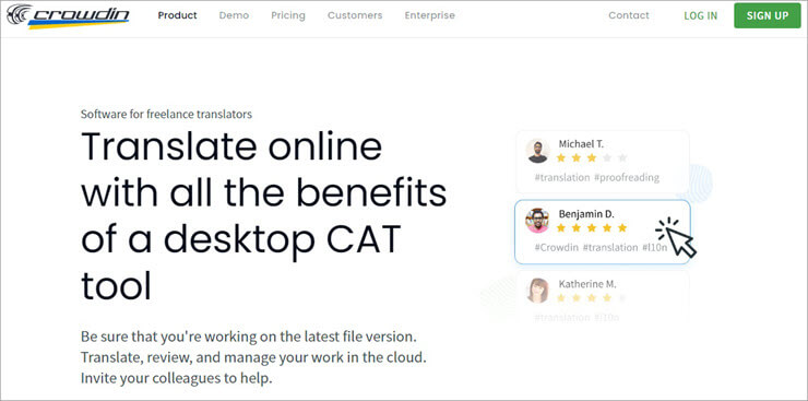 Crowdin - 最佳机器翻译软件 Crowdin - 最佳机器翻译软件