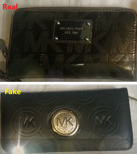 Michael kors wallet fake best sale