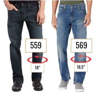 Levis 559 Vs 569