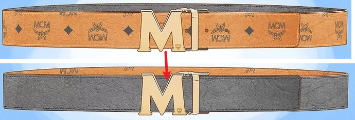 MCM Belt Real vs. Fake Guide 2024 How To Tell Original From Fake Extrabux