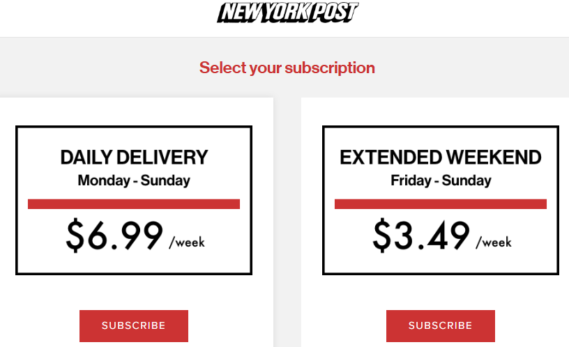 New York Times vs. The Washington Post vs. New York Post: Main ...