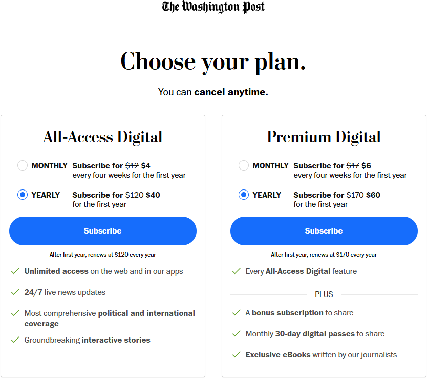 New York Times vs. The Washington Post vs. New York Post: Main ...