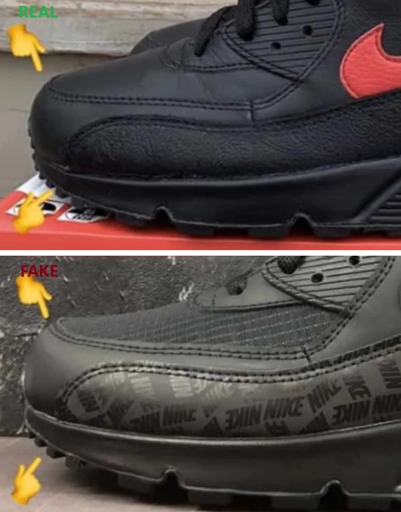fake vs real air max 90