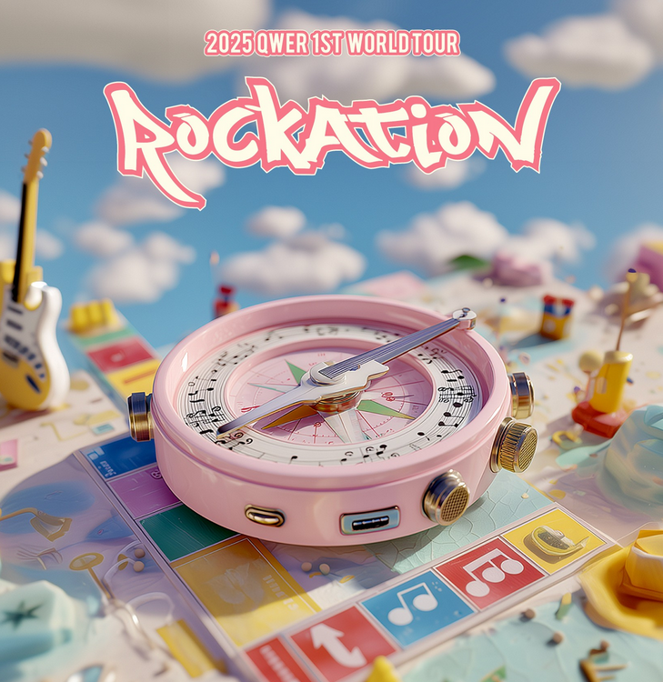 2025 QWER 1ST WORLD TOUR-ROCKATION世界巡回演唱会时间表（地点+门票+购票渠道+歌单）